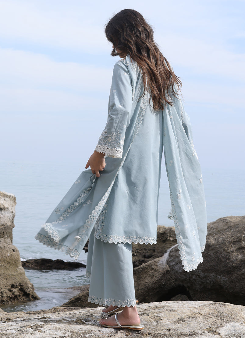 3 PC Embroidered Suit