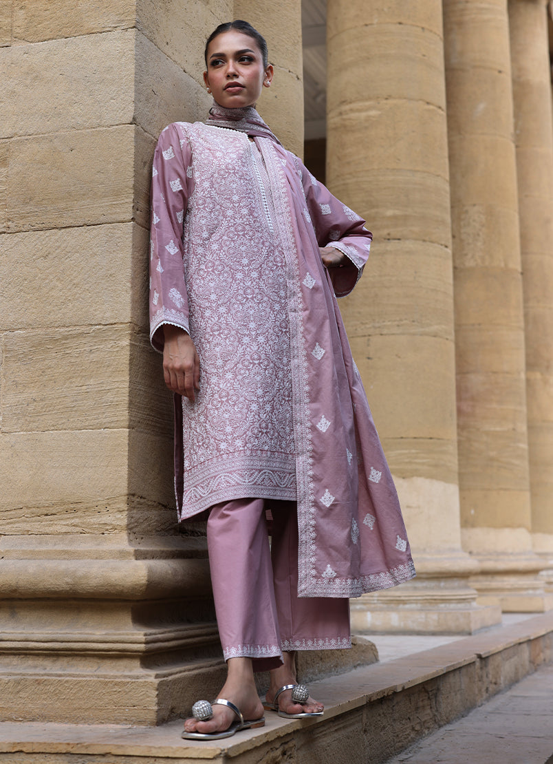 3 PC Embroidered Suit