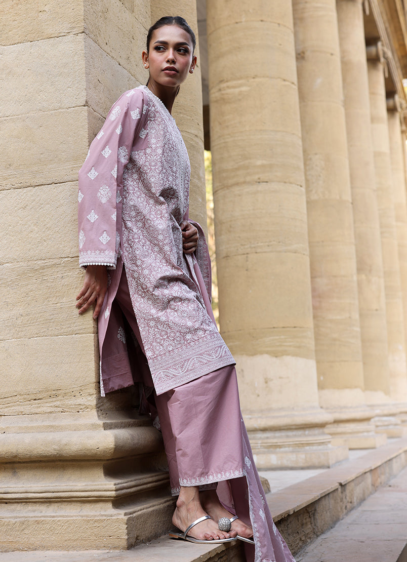 3 PC Embroidered Suit