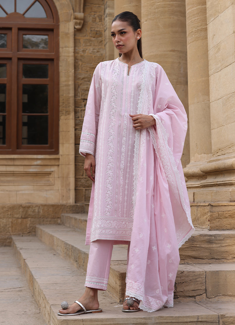 3 PC Embroidered Suit