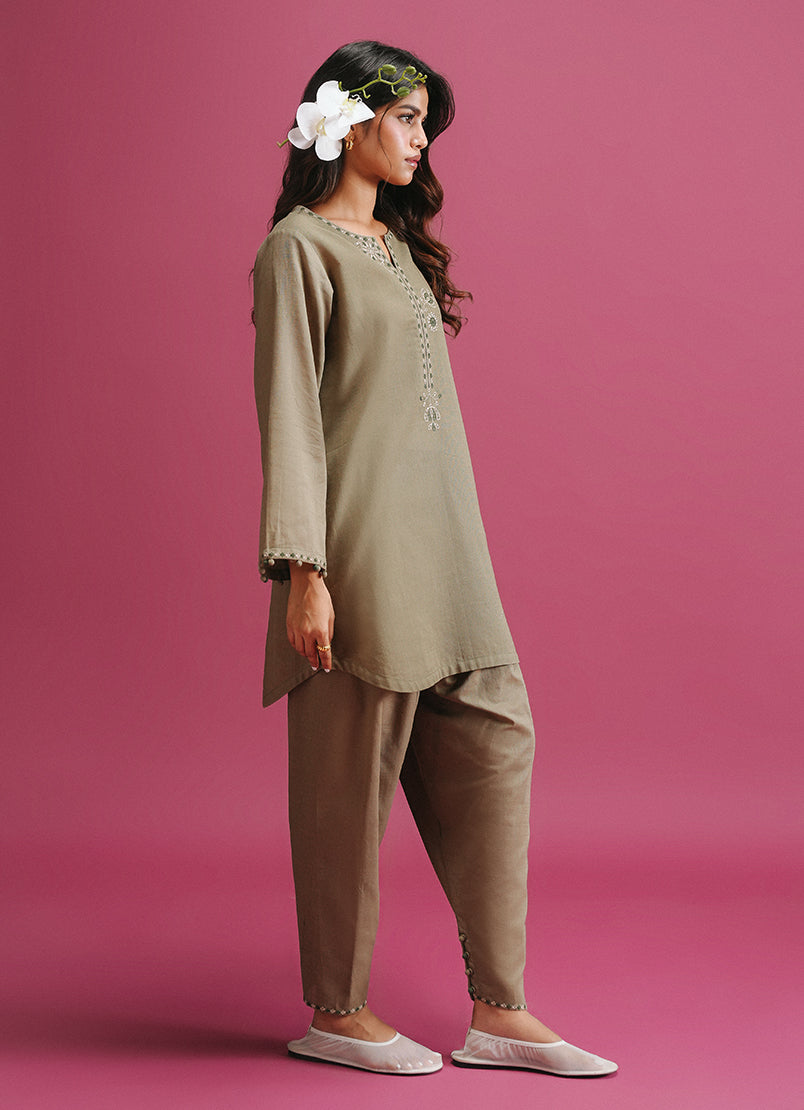 Cross Hatch Embroidered CO-ORD Set