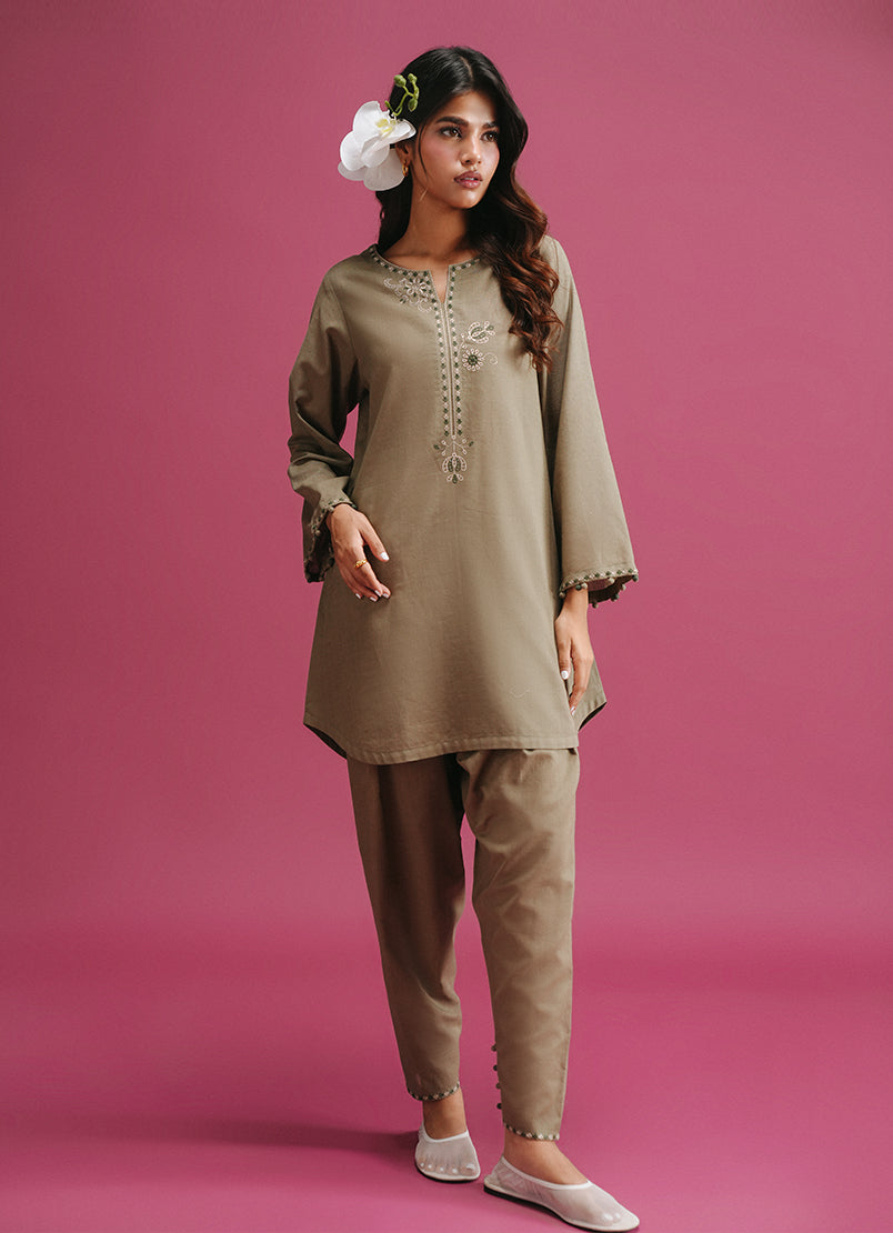 Cross Hatch Embroidered CO-ORD Set