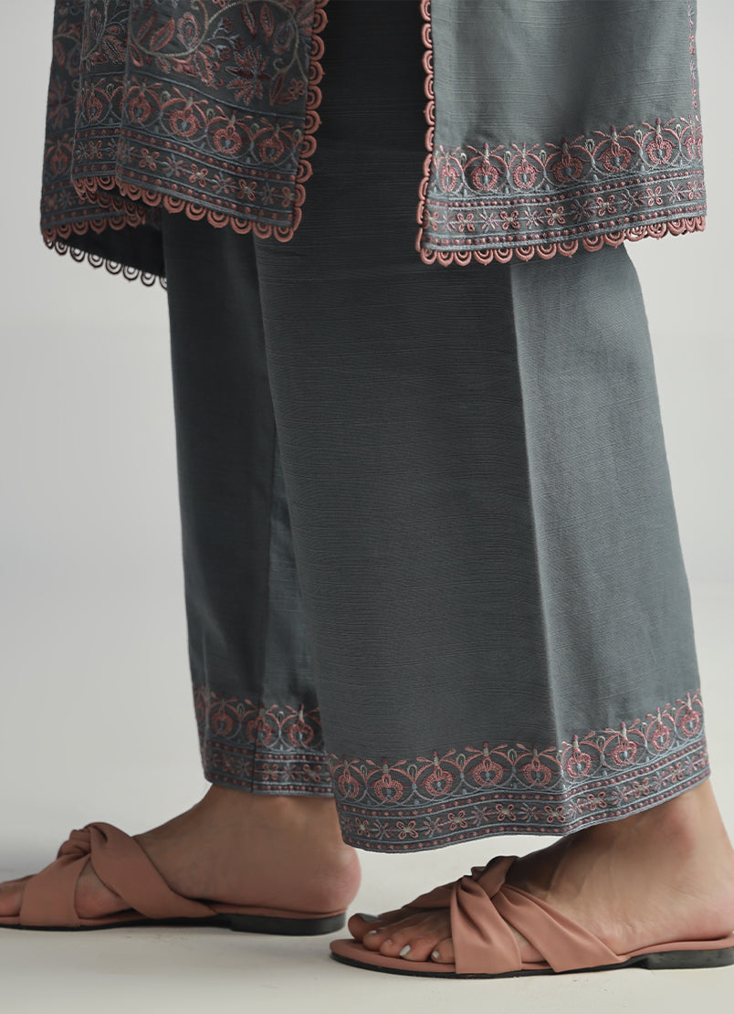 3 PC Embroidered Suit
