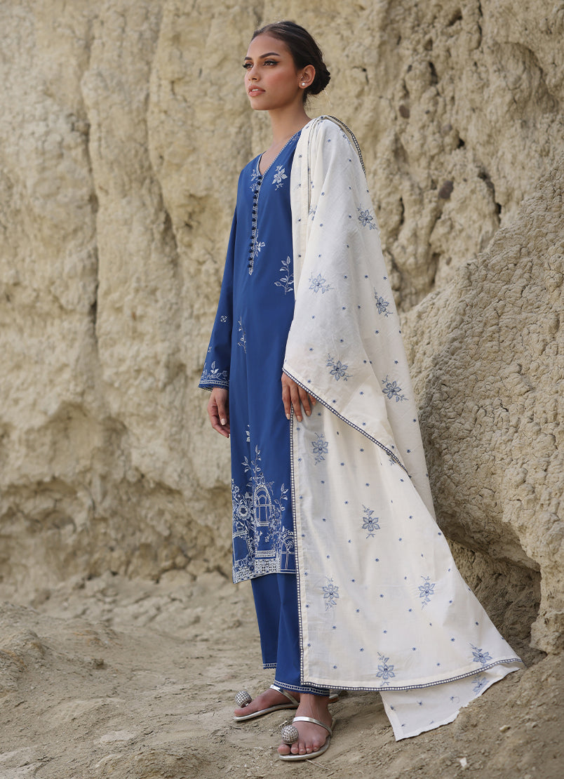 3 PC Embroidered Suit