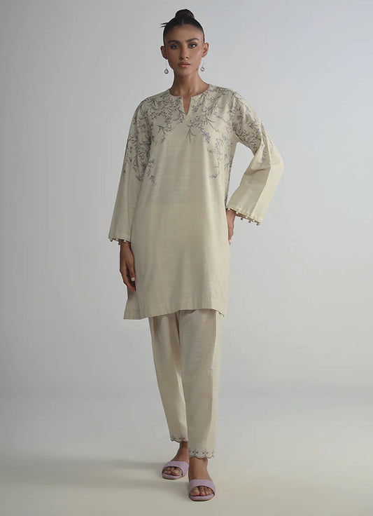 Khaddar Embroidered CO-ORD Set