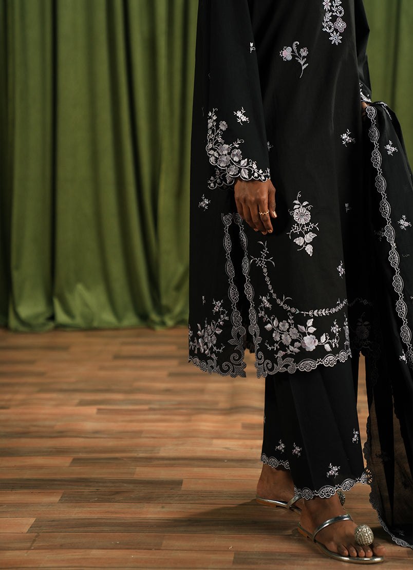 3 PC Embroidered Suit