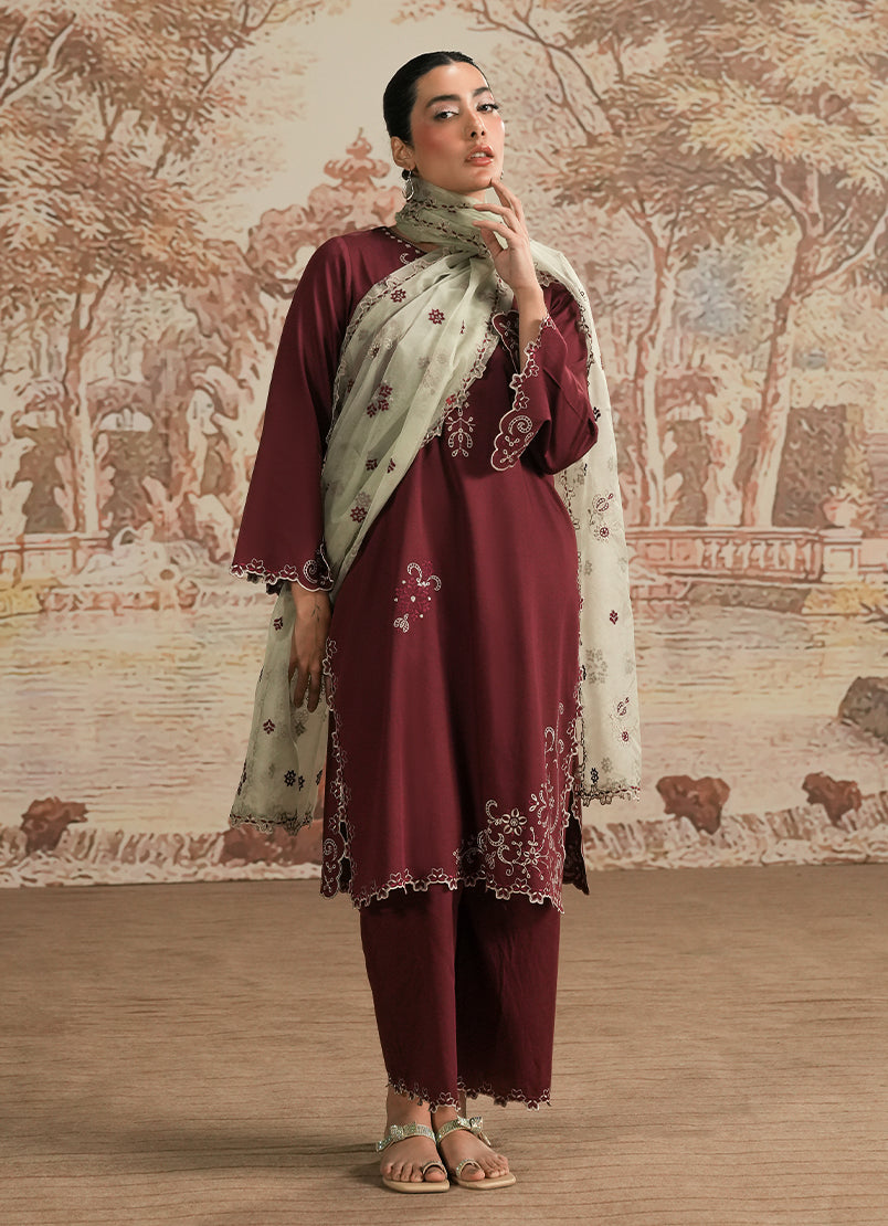 3 PC Luxury Embroidered Suit