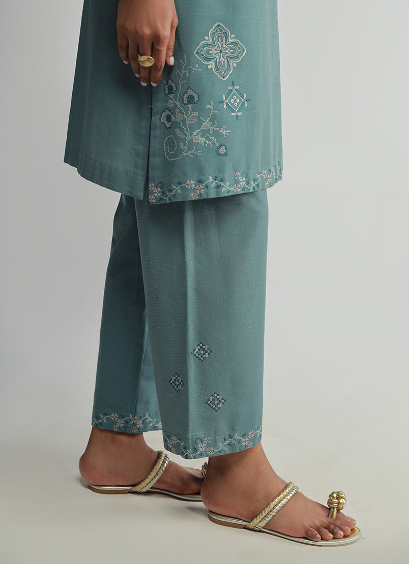 Khaddar Embroidered CO-ORD Set