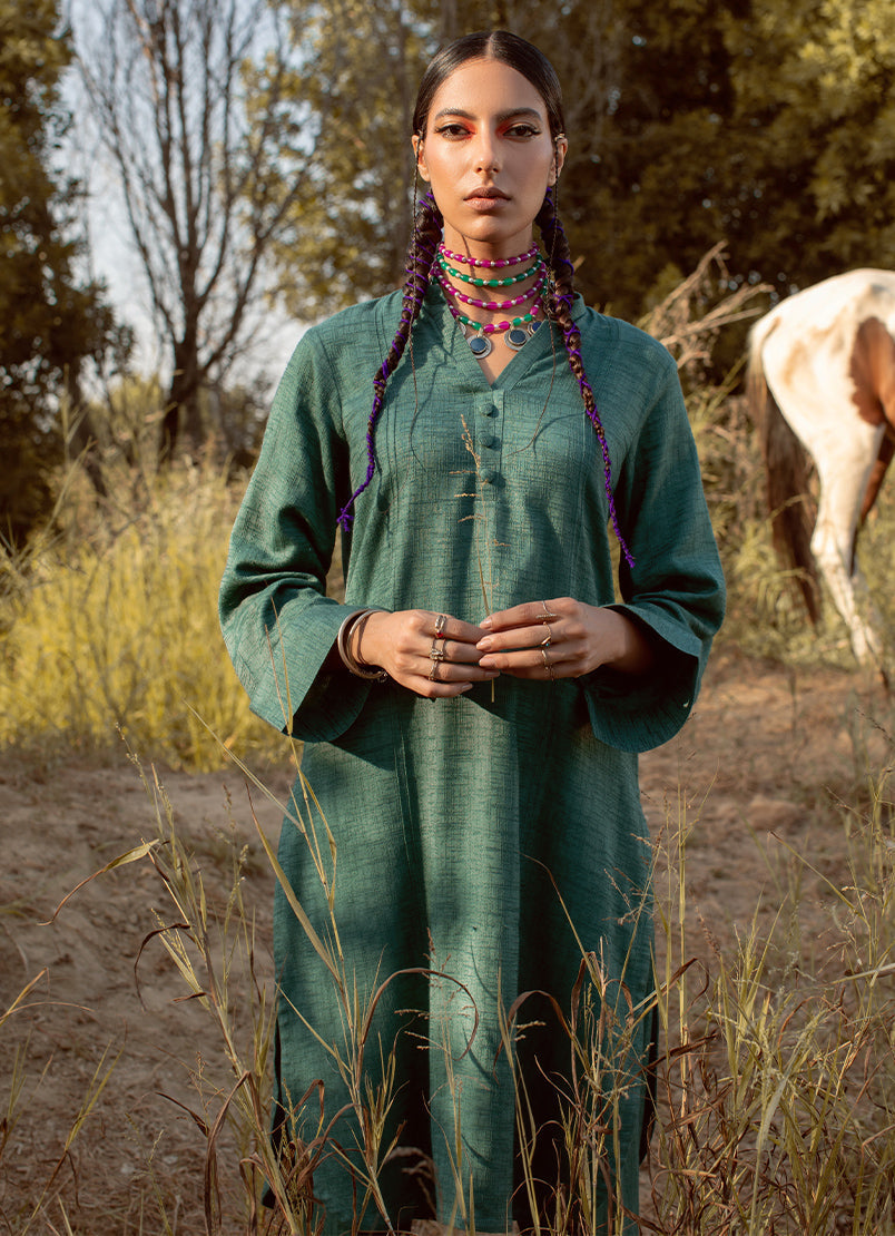 green-textured-co-ord-set