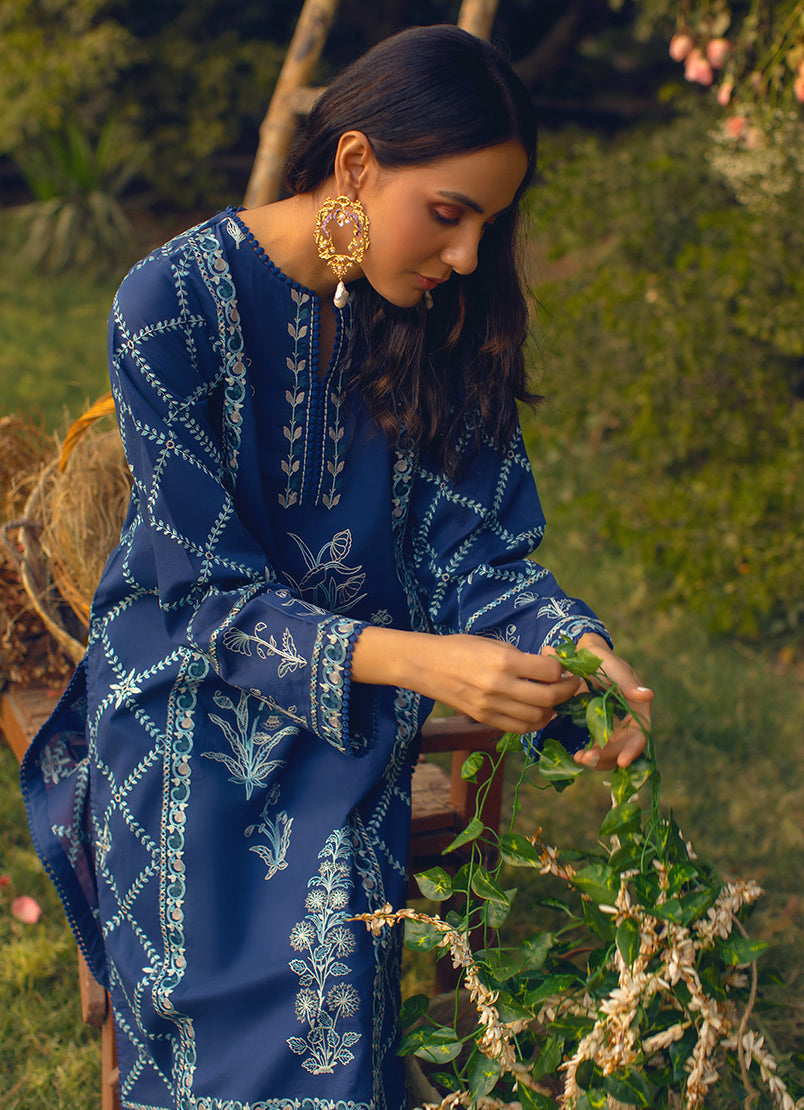 electric-blue-embroidered-co-ord-set