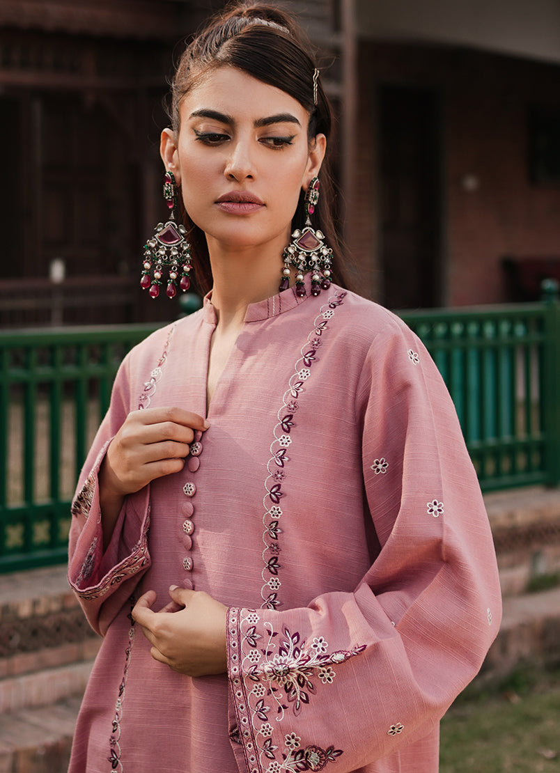 dusty-rose-khaddar-embroidered-kurta