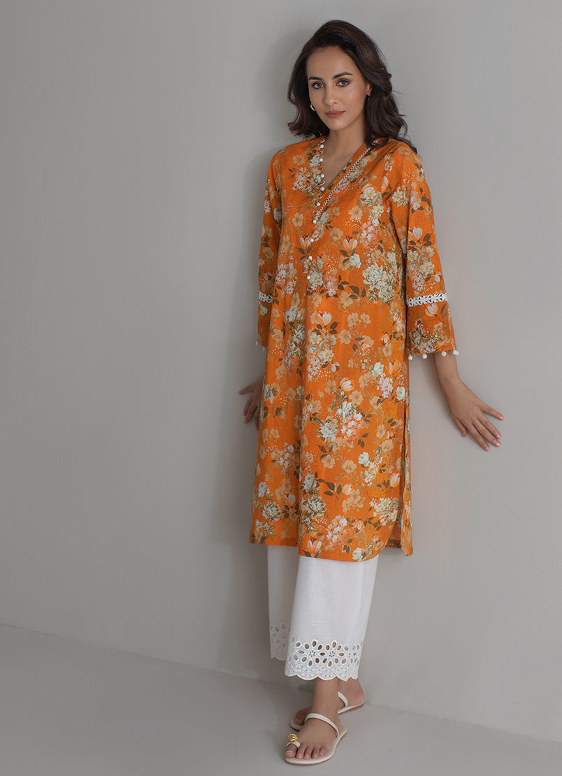 Floral Printed Kurta