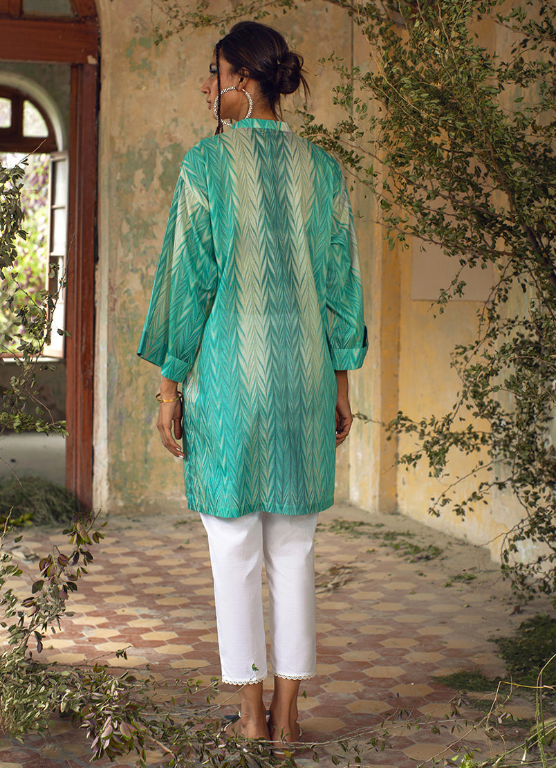 Floral Printed Kurta - Printed