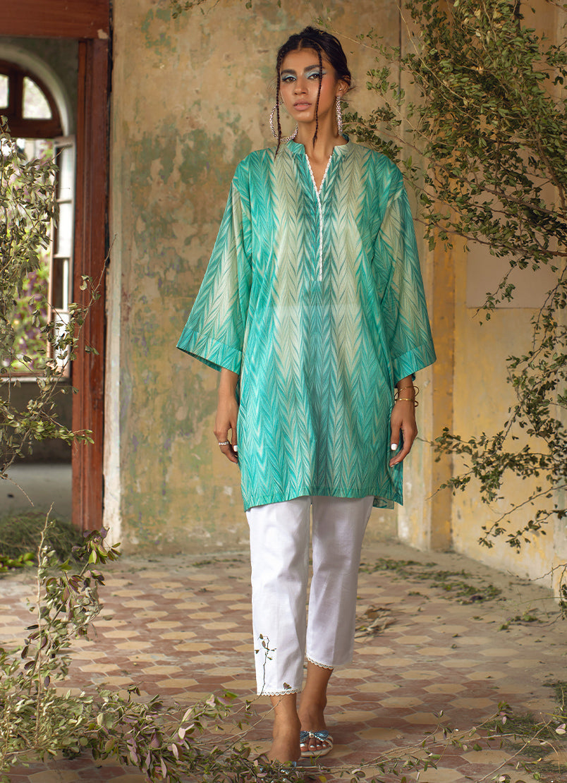 Floral Printed Kurta - Printed