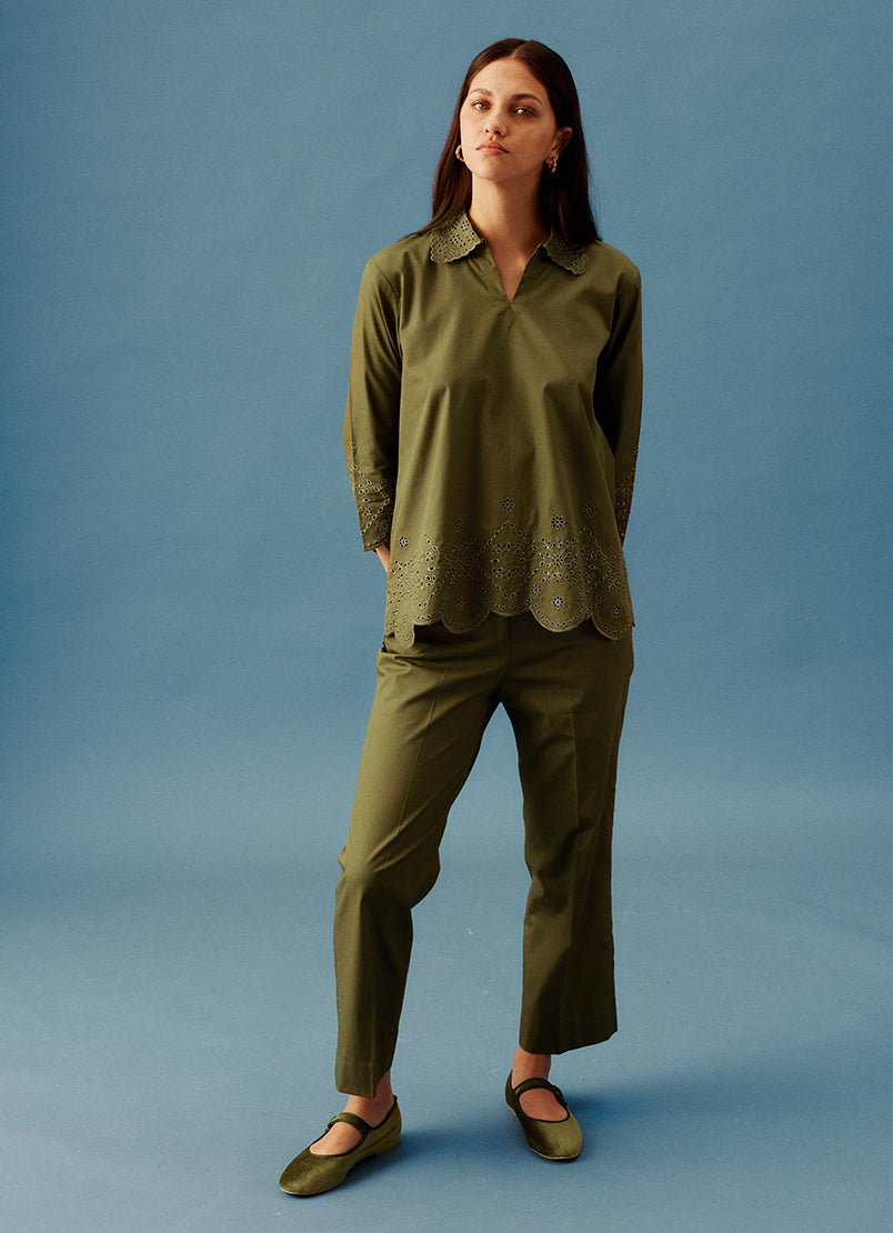 olive-green-embroidered-shirt