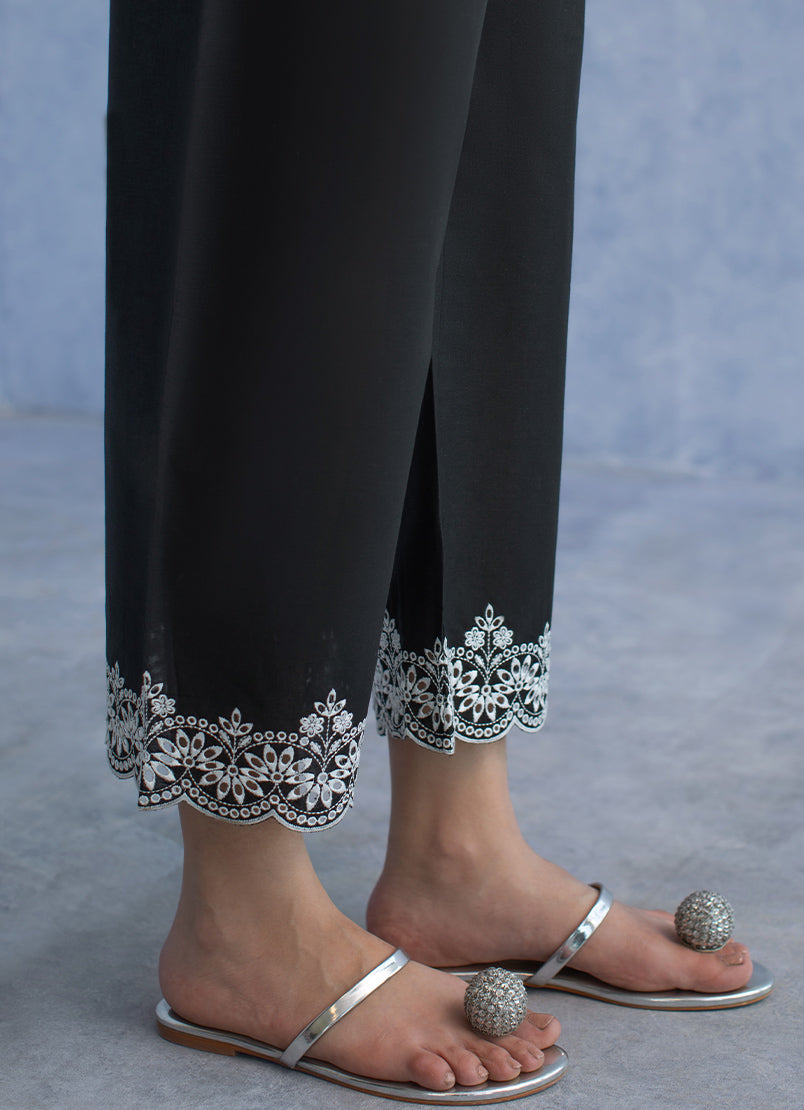 Schiffli Embroidered Pant